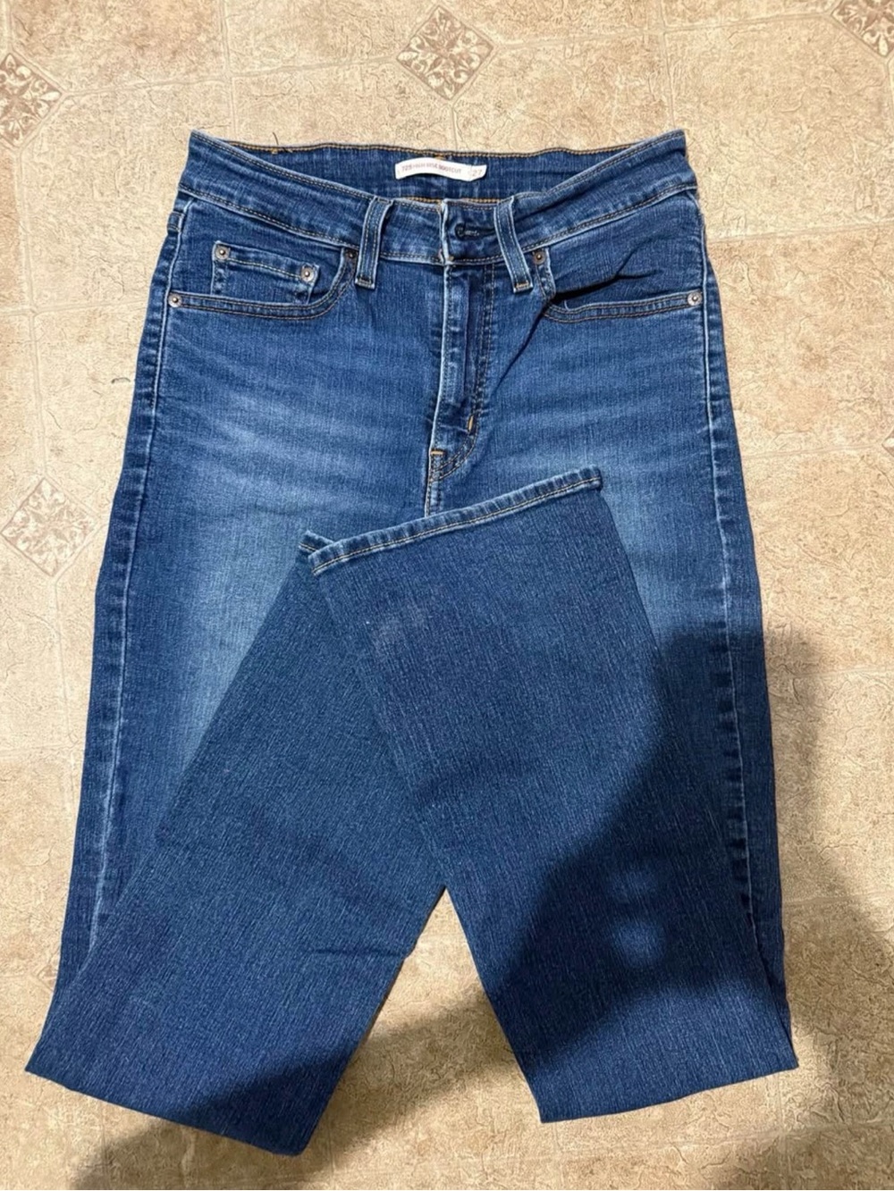 Dark Blue Levi Bootcut Jeans